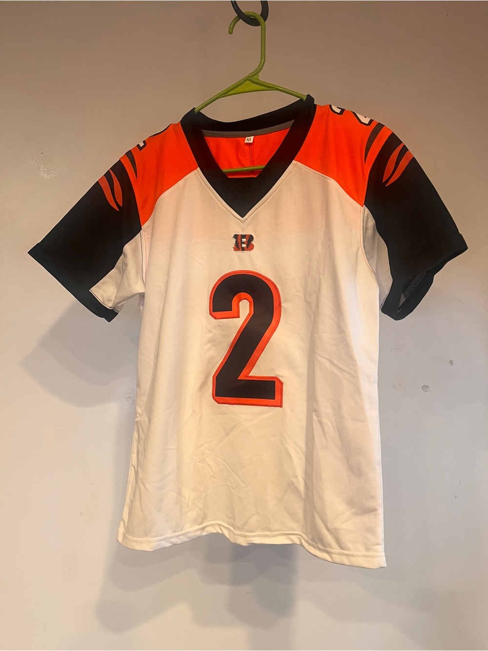 Cincinnati Bengals Women's Jersey #2 - White/Orange/Black